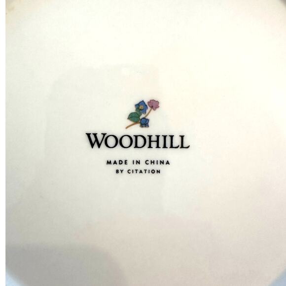 Woodhill by Citation-2 Dinner Plates 2 Salad Plates 2 Saucers-6 Pieces Total - Picture 5 of 6